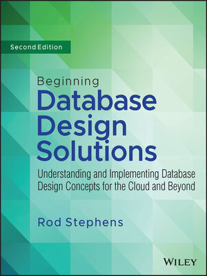 cover image of Beginning Database Design Solutions